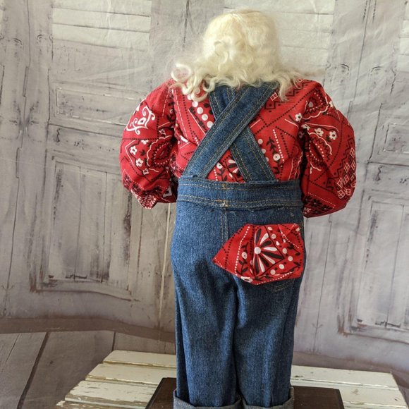 Lorraine Frances Farmer Santa Claus decor country - Picture 7 of 9